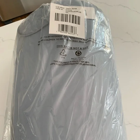 L.L.Bean Adults Access Sleeping Bag, 40° Rangeley Blue Brand New - Picture 5 of 9